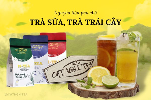Cát Nghi Tea thuộc top 1 cửa hàng bán nguyên liệu pha chế ở TPHCM 