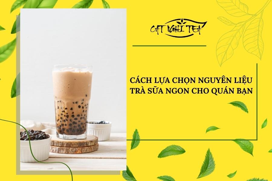 Nguyên liệu trà sữa