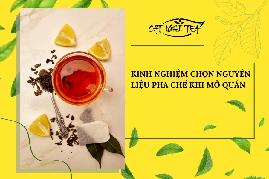 Nguyên liệu pha chế